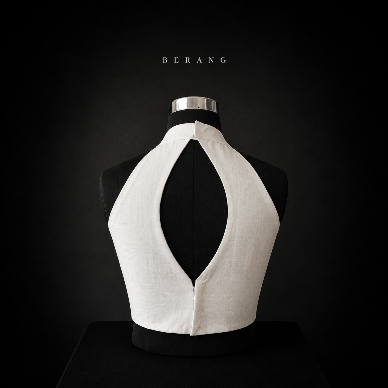 White Halter Edit Blouse