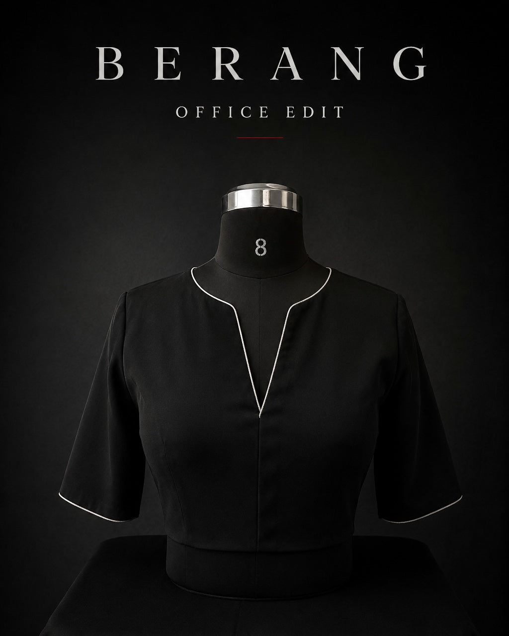 Black Office Edit Blouse
