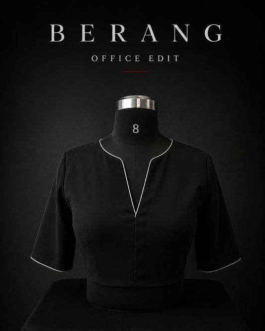 Black Office Edit Blouse