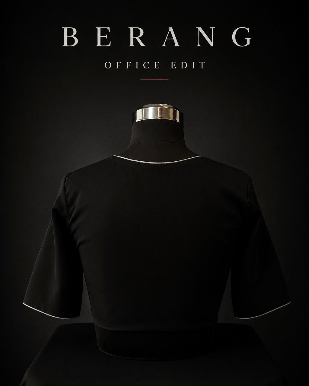 Black Office Edit Blouse